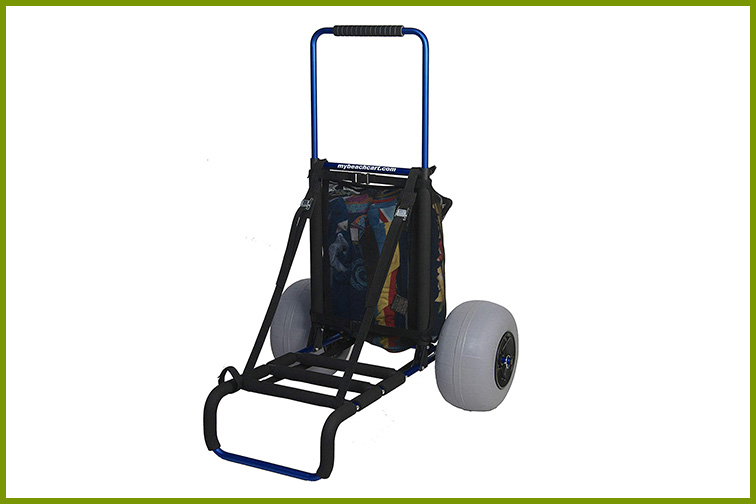 Mybeachcart Foldable Beach Cart; Courtesy Amazon